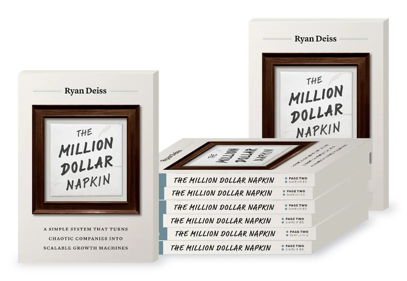 10 copies of The Million Dollar Napkin